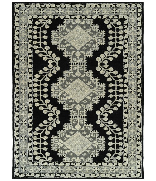 Kaleen Charlotte Black TDC06-02-573 5 ft. X 7 ft. 3 in. Rectangle Rug