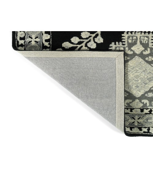 Kaleen Charlotte Black TDC06-02-573 5 ft. X 7 ft. 3 in. Rectangle Rug