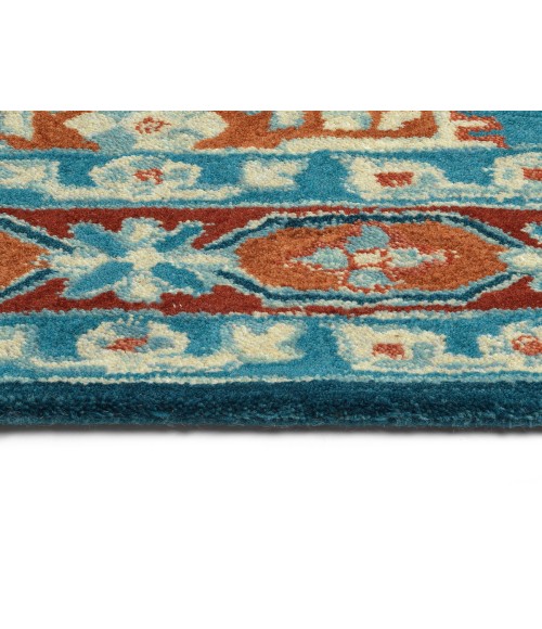 Kaleen Charlotte Blue TDC06-17-573 5 ft. X 7 ft. 3 in. Rectangle Rug