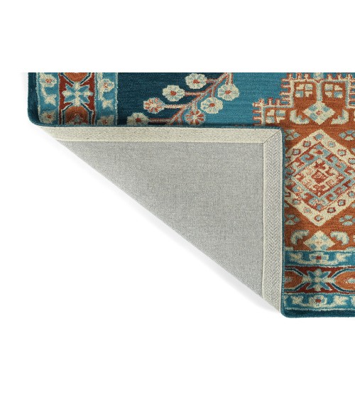 Kaleen Charlotte Blue TDC06-17-573 5 ft. X 7 ft. 3 in. Rectangle Rug