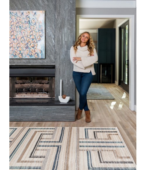 Kaleen Juniper Multi TDJ04-86-23 2 ft. X 3 ft. Rectangle Rug