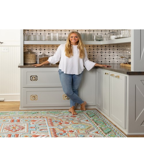 Kaleen Warwick Multi Rug TDW04-86-268 2 ft. 6 in. X 8 ft. Runner - Rugs Town Kaleen Warwick Multi TDW04-86-268 2 ft. 6 in. X 8 ft. Runner Rug