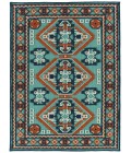 Kaleen Warwick Teal Rug TDW05-91-573 5 ft. X 7 ft. 3 in. Rectangle - Rugs Town Kaleen Warwick Teal TDW05-91-573 5 ft. X 7 ft. 3 in. Rectangle Rug