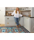 Kaleen Warwick Teal Rug TDW05-91-573 5 ft. X 7 ft. 3 in. Rectangle - Rugs Town Kaleen Warwick Teal TDW05-91-573 5 ft. X 7 ft. 3 in. Rectangle Rug