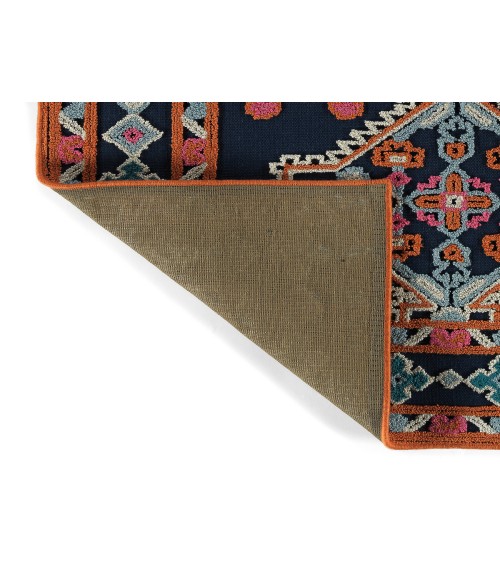 Kaleen Warwick Navy TDW06-22-46 4 ft. X 6 ft. Rectangle Rug