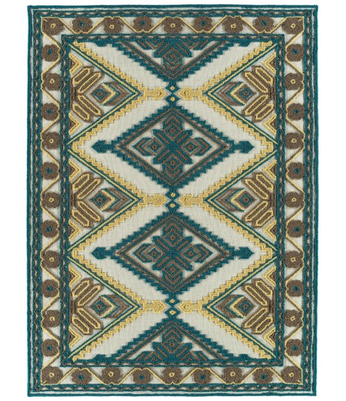 Kaleen Warwick Ivory TDW07-01-1818 18 in. X 18 in. Square Rug