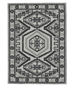 Kaleen Warwick Black TDW08-2 18 in. X 18 in.  Square Rug