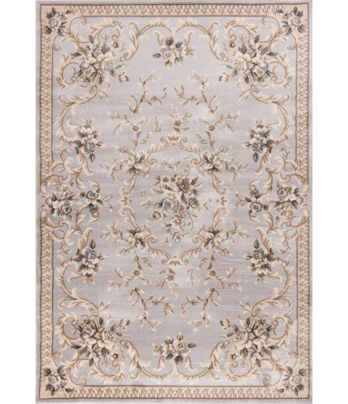 Kas Avalon 5604 Light Grey Aubusson Area Rug 7'10" x 9'10"