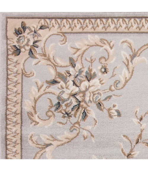 Kas Avalon 5604 Light Grey Aubusson Area Rug 9' x 12'