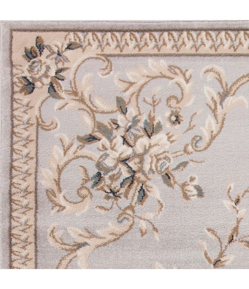 Kas Avalon 5604 Light Grey Aubusson Area Rug 7'10" x 9'10"