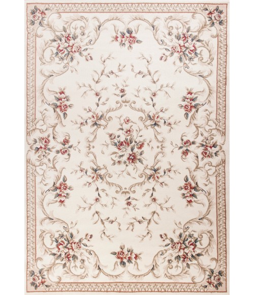 Kas Avalon 5606 Ivory Aubusson Area Rug 7'10" x 9'10"