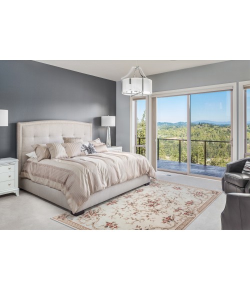 Kas Avalon 5606 Ivory Aubusson Area Rug 9' x 12'