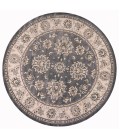 Kas Avalon 5608 Grey/Ivory Kashan Area Rug 7'10" Round