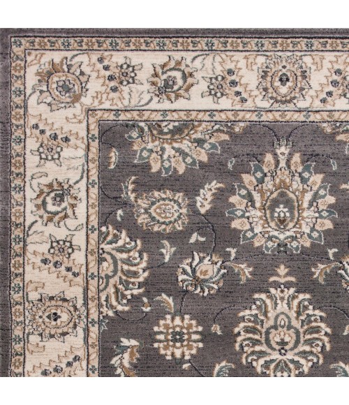 Kas Avalon 5608 Grey/Ivory Kashan Area Rug 3'3" x 5'3"