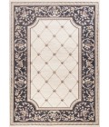 Kas Avalon 5614 Ivory/Grey Courtyard Area Rug 5'3" x 7'7"