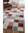 Kas Avalon 5616 Brown Checkered Area Rug 5'3" x 7'7"