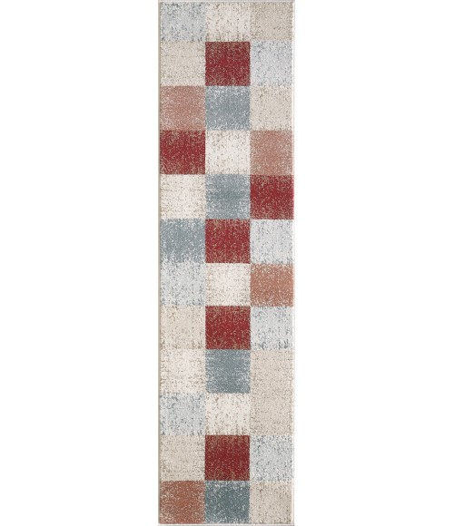 Kas Avalon 5616 Brown Checkered Area Rug 5'3" x 7'7"