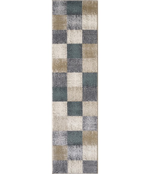 Kas Avalon 5617 Ivory Checkered Area Rug 9' x 12'