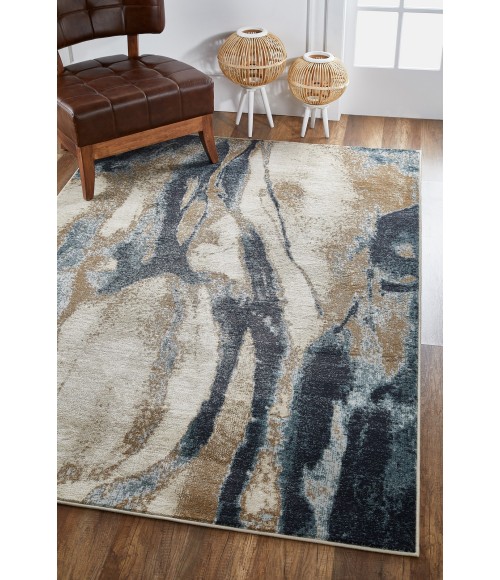 Kas Avalon 5618 Ivory/Blue Wonder Area Rug 2' x 7'7" Runner