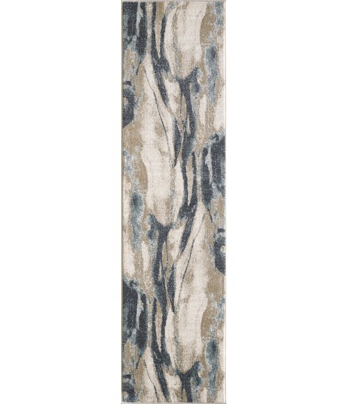 Kas Avalon 5618 Ivory/Blue Wonder Area Rug 2' x 7'7" Runner
