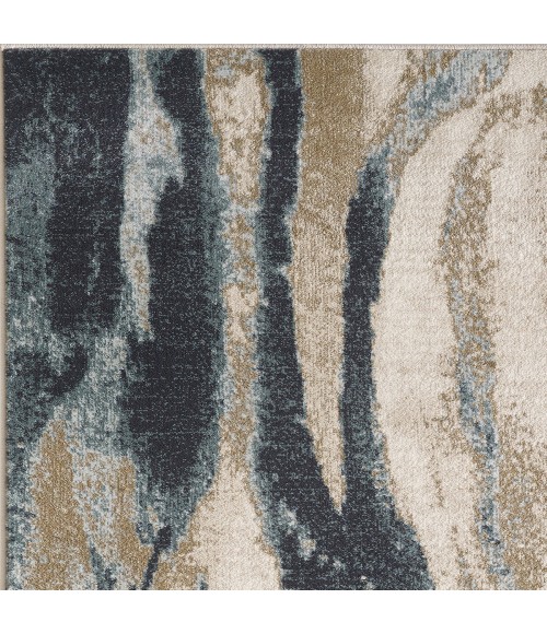 Kas Avalon 5618 Ivory/Blue Wonder Area Rug 2' x 7'7" Runner