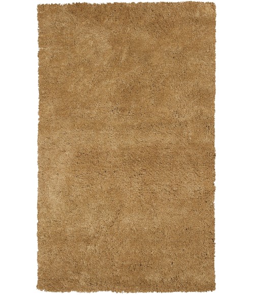 Kas Bliss 1567 Gold Shag Area Rug 5' x 7'