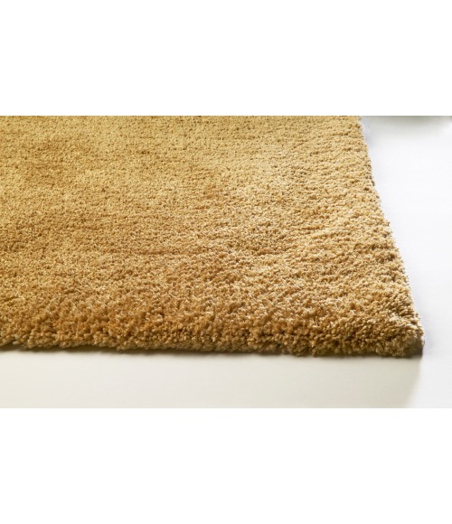 Kas Bliss 1567 Gold Shag Area Rug 5' x 7'