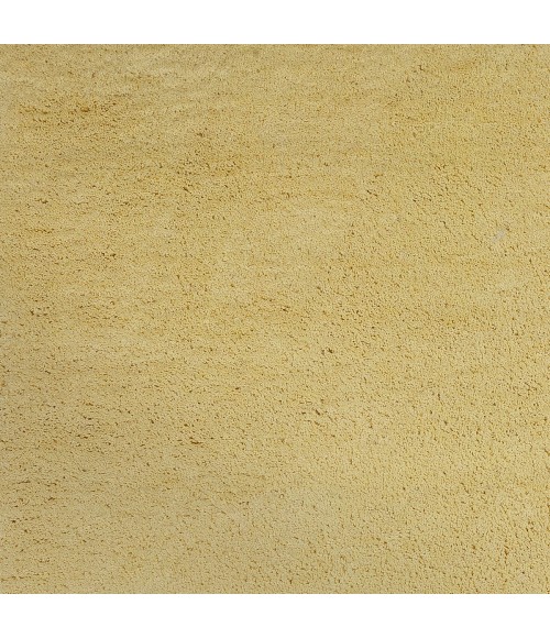 Kas Bliss 1574 Canary Yellow Shag Area Rug 5' x 7'