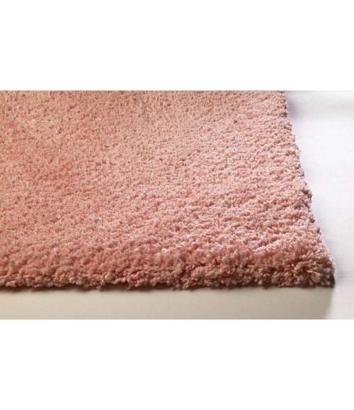 Kas Bliss Bli1575 Area Rug Kas Bliss 1575 Rose Pink Shag Area Rug 8' Round