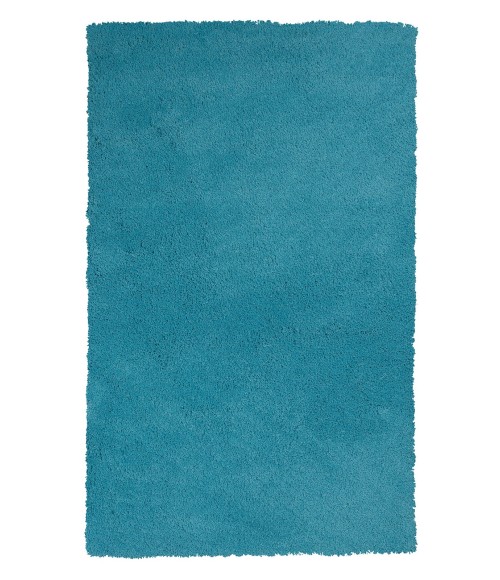 Kas Bliss Bli1577 Area Rug Kas Bliss 1577 Highlighter Blue Shag Area Rug 8' Round