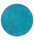 Kas Bliss Bli1577 Area Rug Kas Bliss 1577 Highlighter Blue Shag Area Rug 8' Round