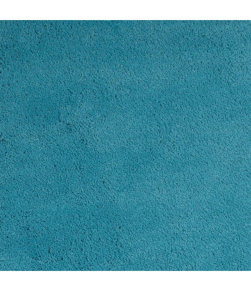 Kas Bliss Bli1577 Area Rug Kas Bliss 1577 Highlighter Blue Shag Area Rug 8' Round