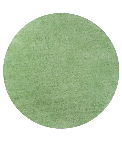 Kas Bliss 1578 Spearmint Green Shag Area Rug 27" X 45"