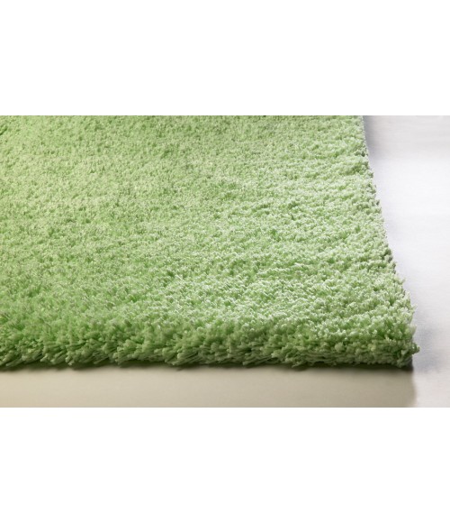 Kas Bliss 1578 Spearmint Green Shag Area Rug 27" X 45"