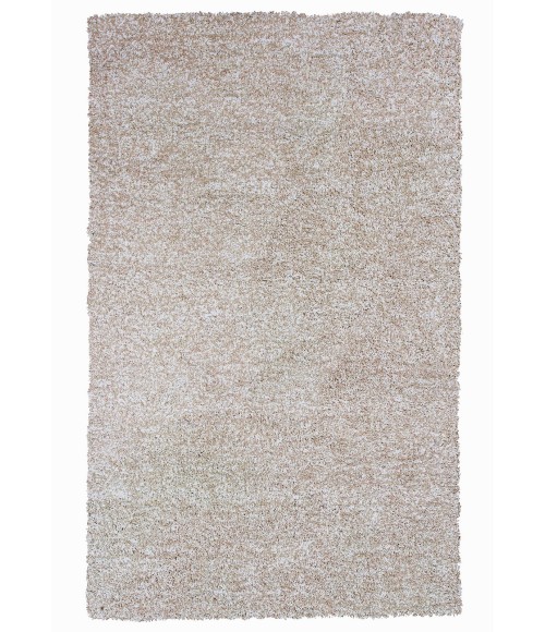 Kas Bliss 1580 Ivory Heather Shag Area Rug 8' Round
