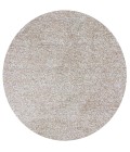 Kas Bliss 1580 Ivory Heather Shag Area Rug 8' Round