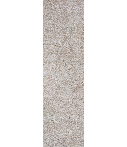 Kas Bliss 1580 Ivory Heather Shag Area Rug 8' Round