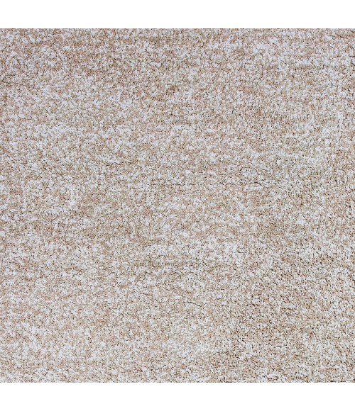 Kas Bliss 1580 Ivory Heather Shag Area Rug 8' Round