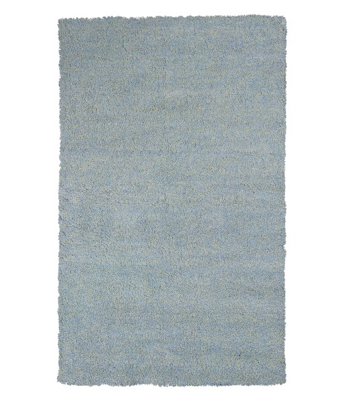 Kas Bliss Bli1582 Area Rug Kas Bliss 1582 Blue Heather Shag Area Rug 8' Round