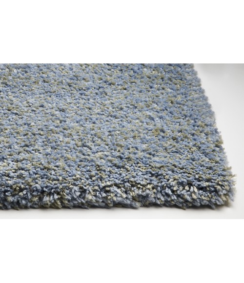 Kas Bliss 1582 Blue Heather Shag Area Rug 3'3" x 5'3"