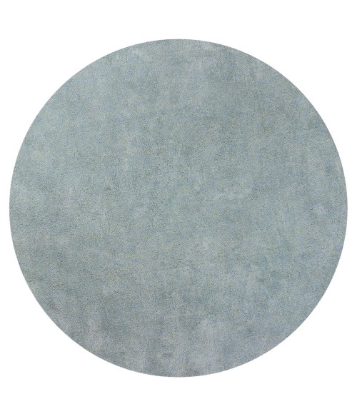 Kas Bliss Bli1582 Area Rug Kas Bliss 1582 Blue Heather Shag Area Rug 8' Round