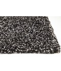 Kas Bliss 1583 Black Heather Shag Area Rug 6' Round