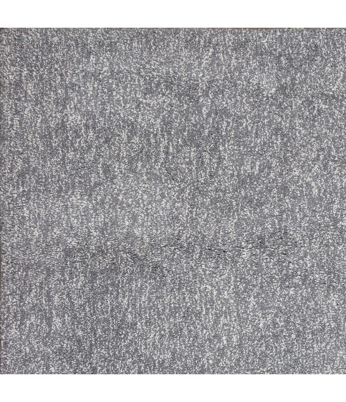Kas Bliss Bli1585 Area Rug Kas Bliss 1585 Grey Heather Shag Area Rug 8' Round