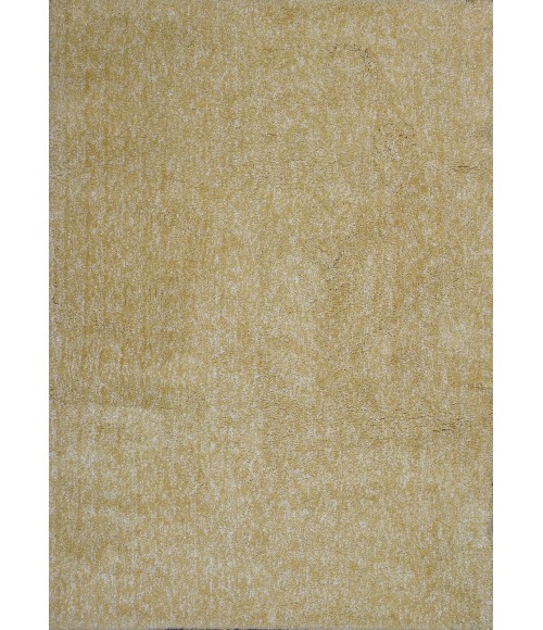 Kas Bliss 1586 Yellow Heather Shag Area Rug 5' x 7'