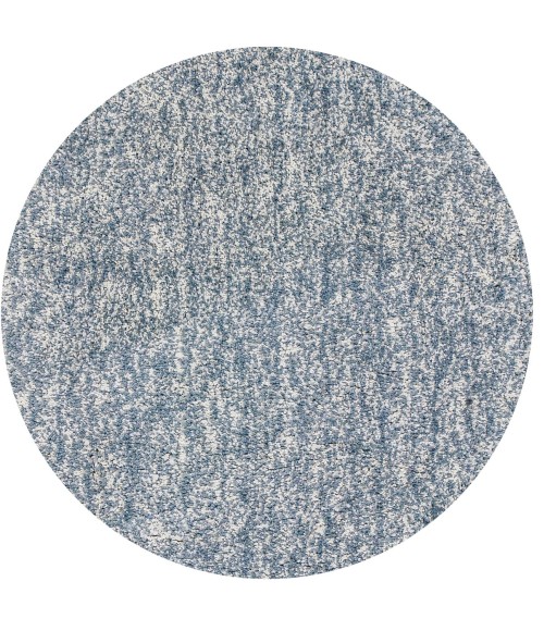 Kas Bliss 1587 Slate Heather Shag Area Rug 8' Round
