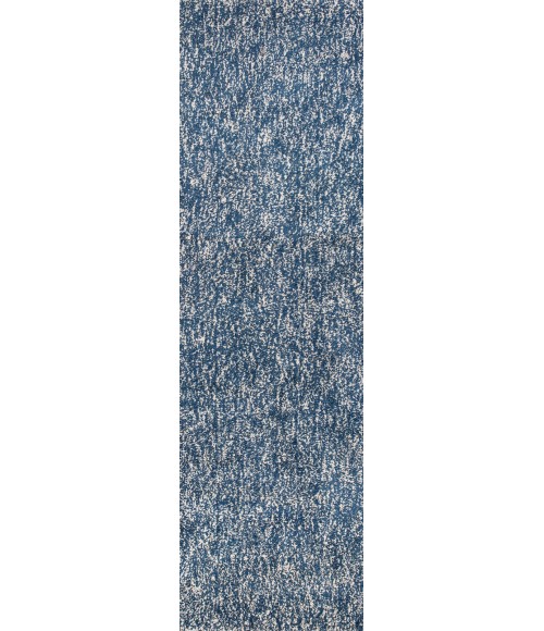 Kas Bliss 1589 Indigo/Ivory Heather Area Rug 2'3" x 7'6" Runner