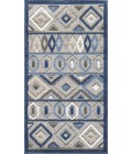 Kas Calla 6921 Grey/Blue Aztec Area Rug 6'7" x 9'