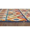 Kas Calla 6928 Ivory/Multi Aztec Area Rug 6'7" x 9'