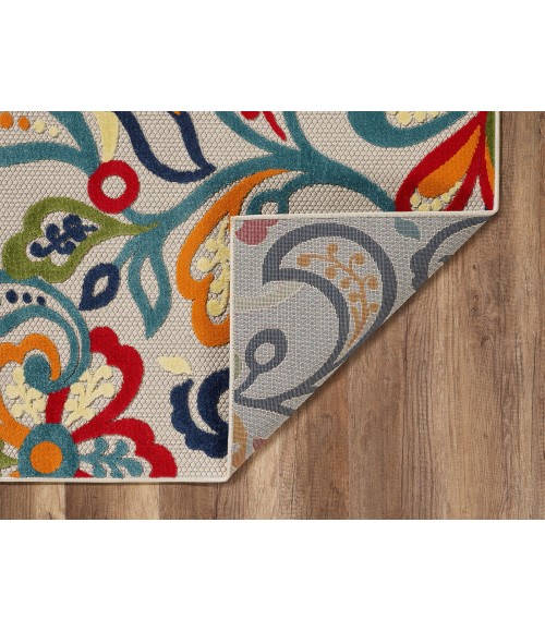 Kas Calla 6929 Ivory/Multi Leila Area Rug 5'3" x 7'