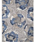 Kas Calla 6935 Grey/Blue Flora Area Rug